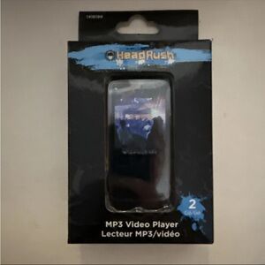 Black MP3 Video Player headrush unopened